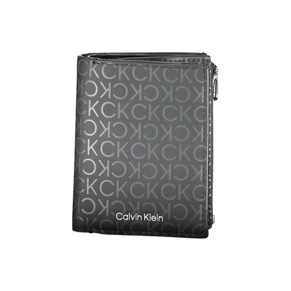Calvin Klein svart polyesterplånbok