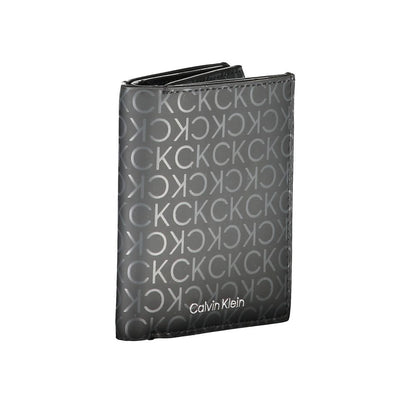 Calvin Klein svart polyesterplånbok