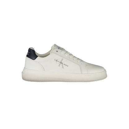 Calvin Klein Vita Läder Herr Sneaker