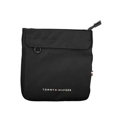 Tommy Hilfiger svart polyester herr axelväska