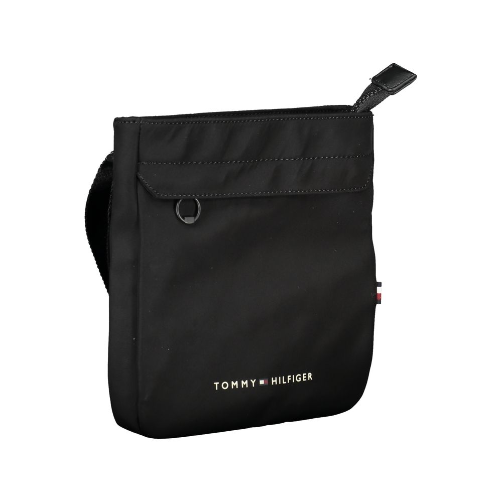 Tommy Hilfiger svart polyester herr axelväska
