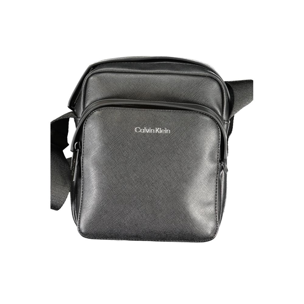 Calvin Klein svart polyesteraxelväska