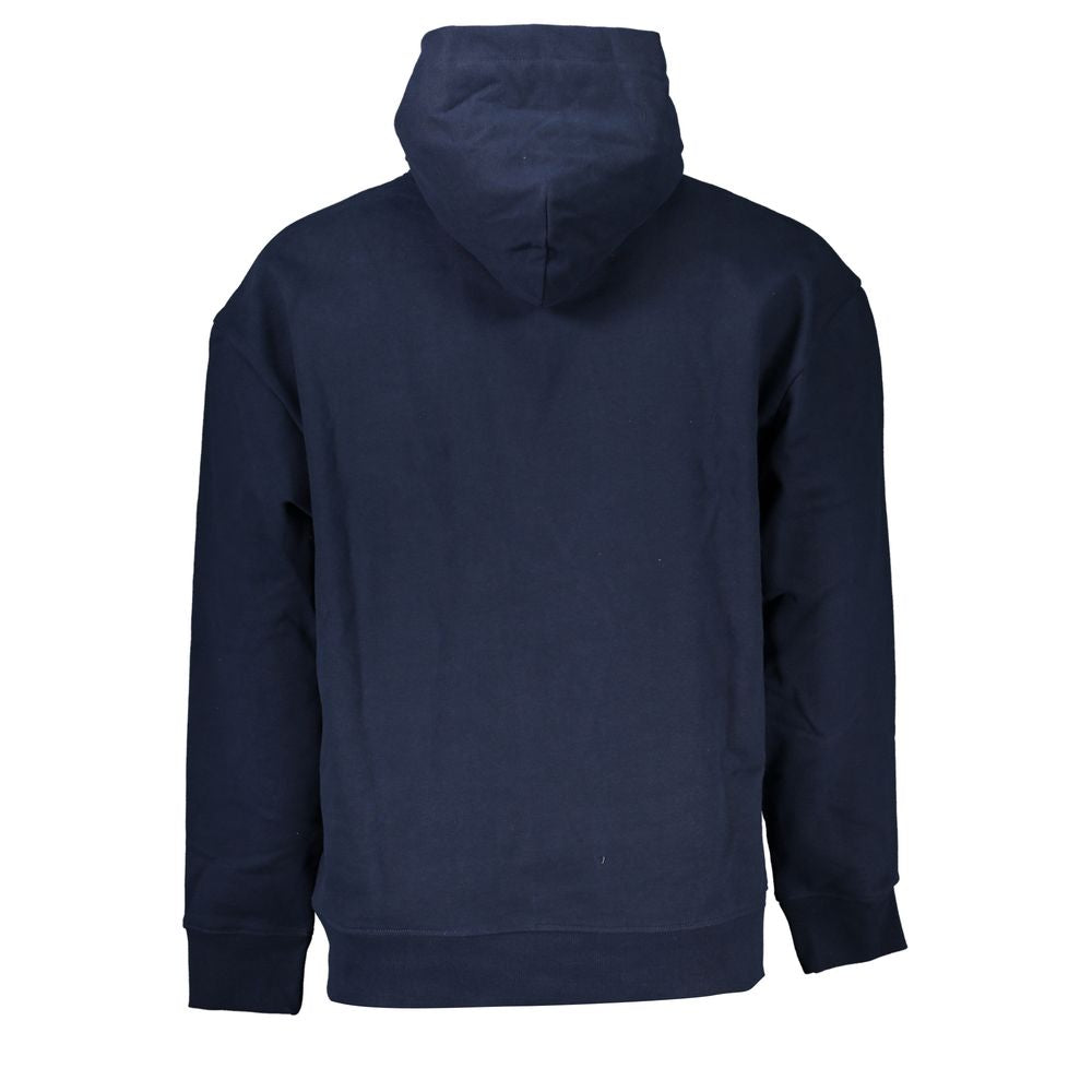 Tommy Hilfiger miljömedveten blå huvtröja