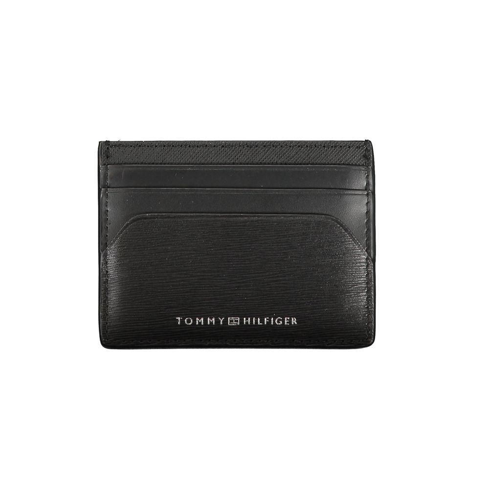 Tommy Hilfiger svart läderplånbok