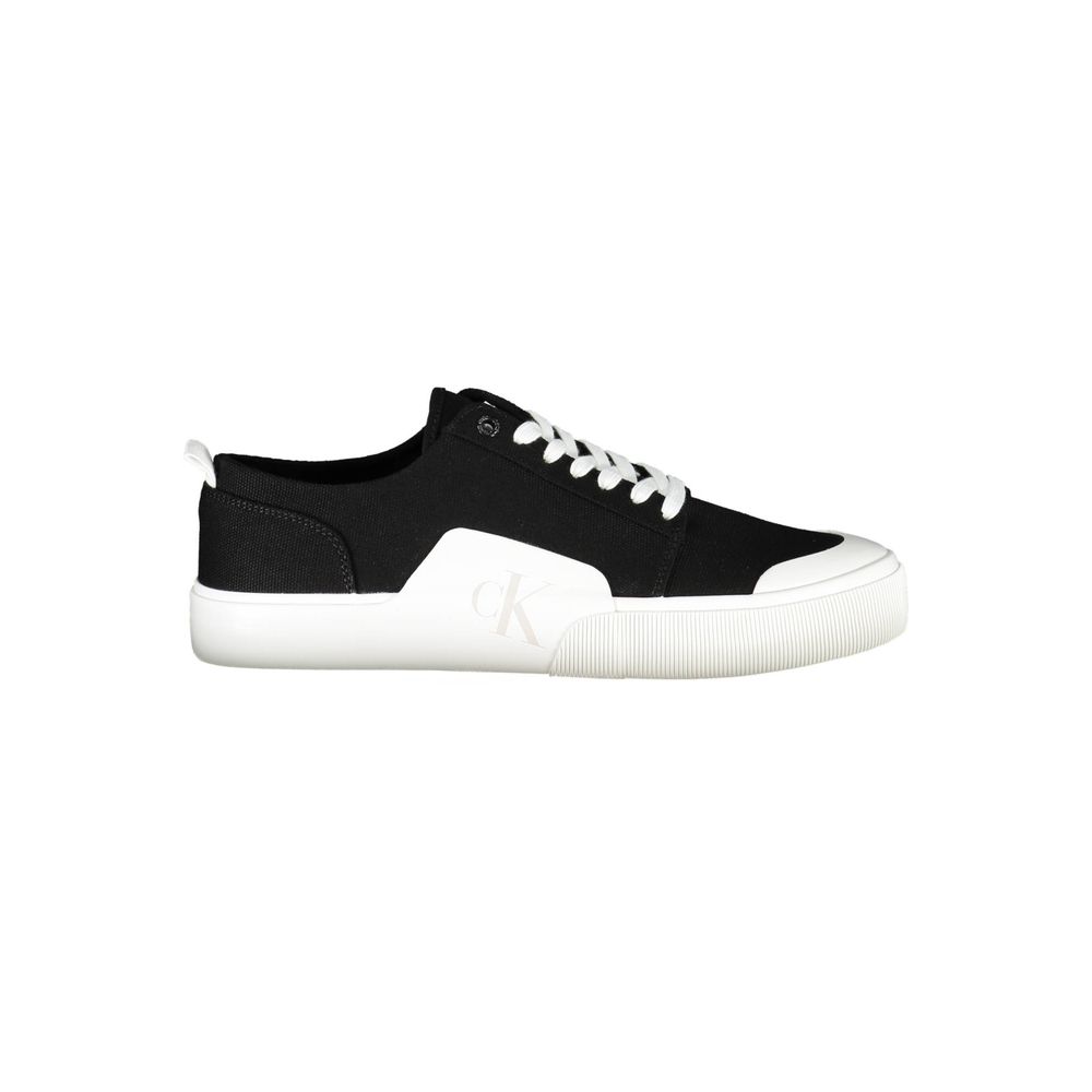 Calvin Klein svarta herrsneakers i återvunnet material