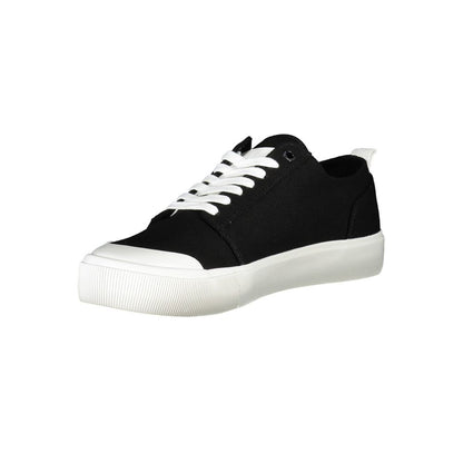 Calvin Klein svarta herrsneakers i återvunnet material