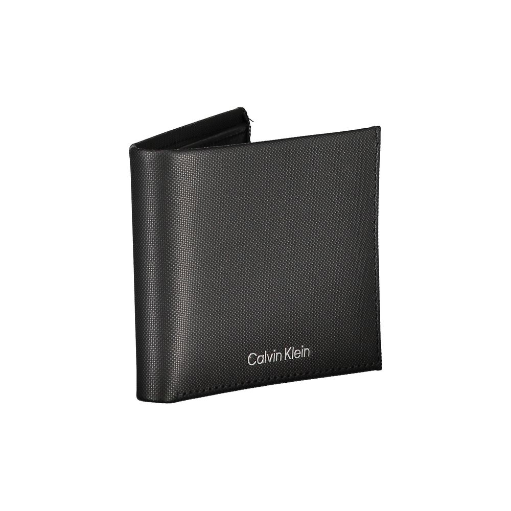 Calvin Klein elegant läderplånbok med dubbla fack
