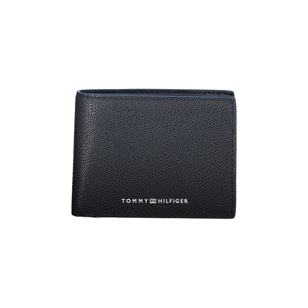 Tommy Hilfiger elegant läderplånbok med dubbla fack