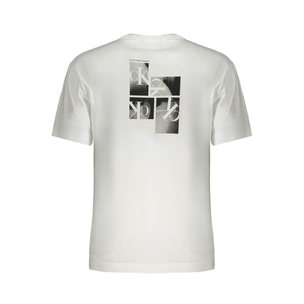 Calvin Klein Vit bomulls-T-shirt