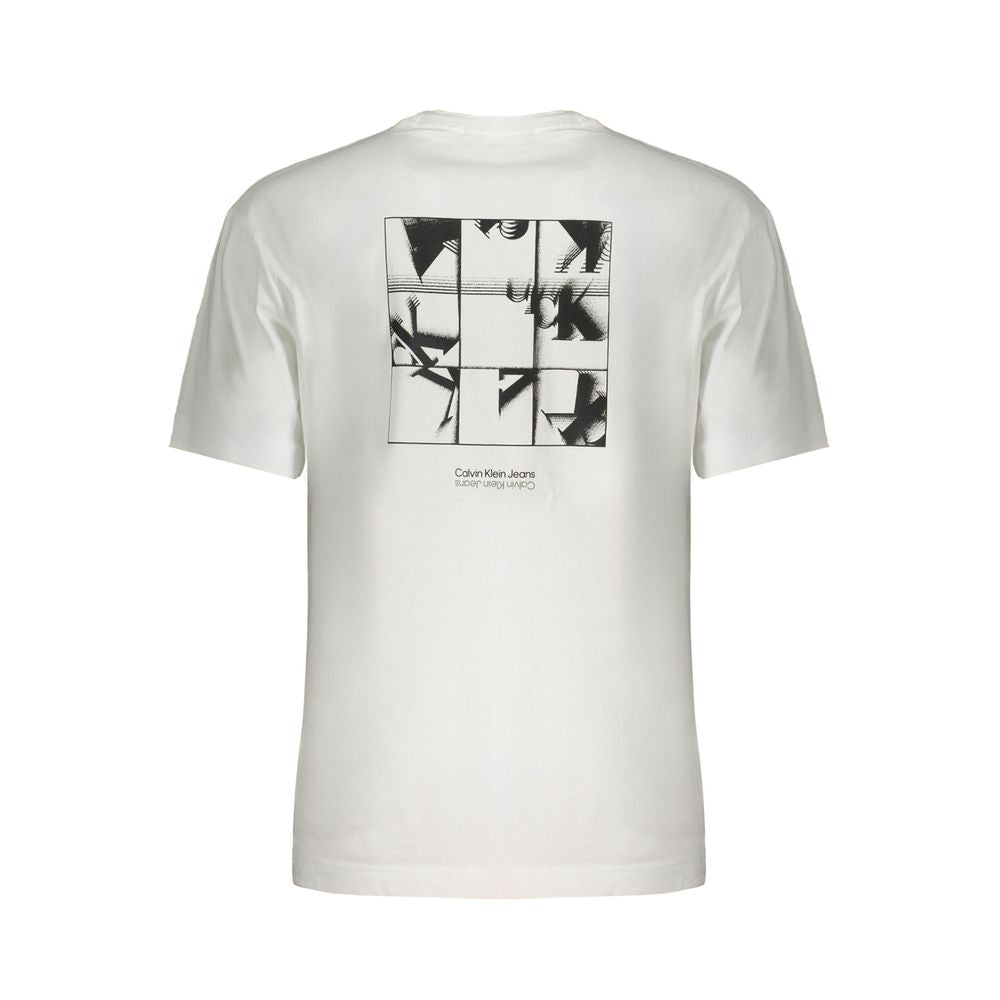 Calvin Klein Vit bomulls-T-shirt