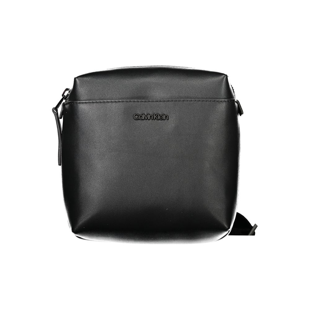 Calvin Klein svart polyeten herr axelväska
