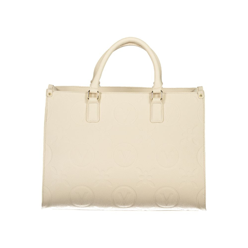 Mario Valentino Beige Polyeten Damhandväska