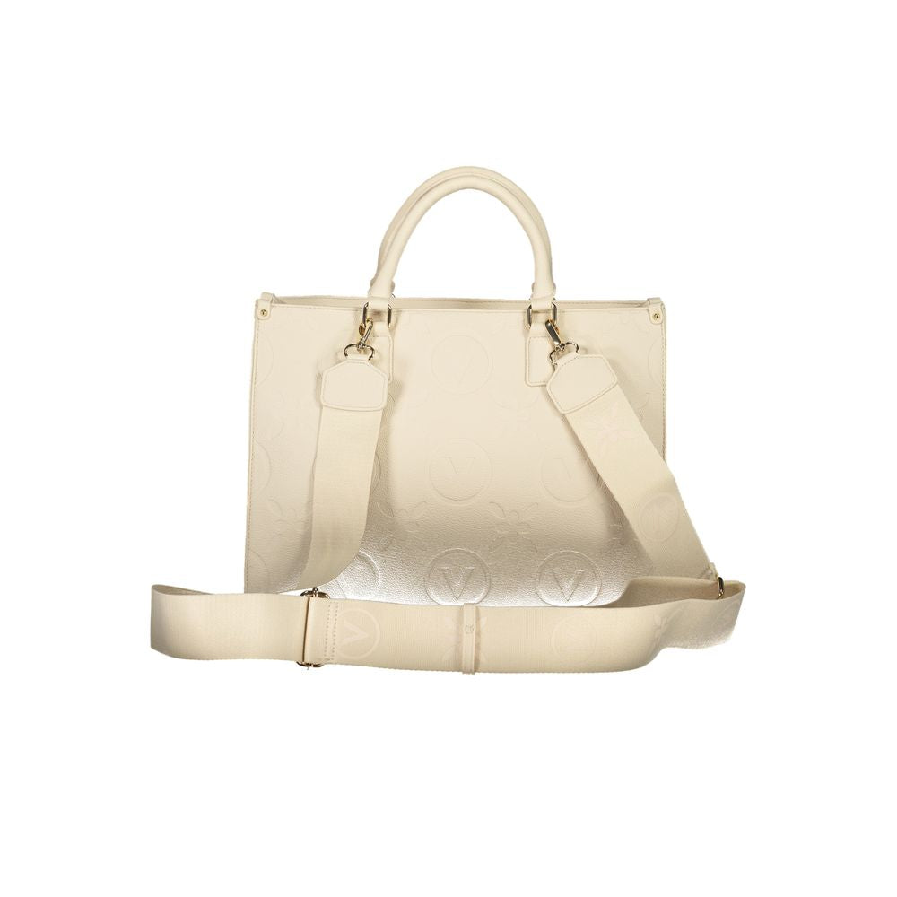 Mario Valentino Beige Polyeten Damhandväska