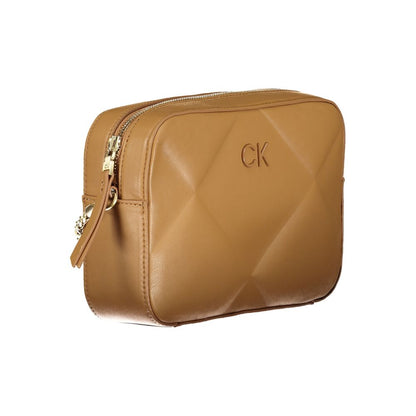 Calvin Klein brun polyesterväska