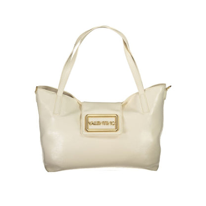 Mario Valentino Beige Polyeten Damhandväska
