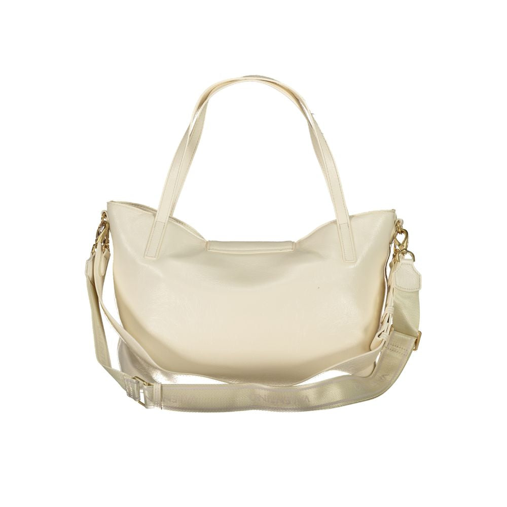 Mario Valentino Beige Polyeten Damhandväska