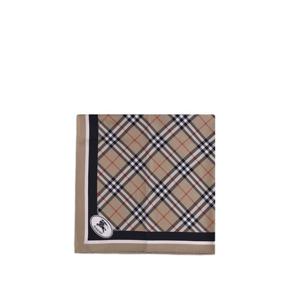 Burberry rutig sidenhalsduk