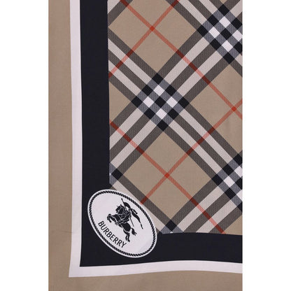 Burberry rutig sidenhalsduk