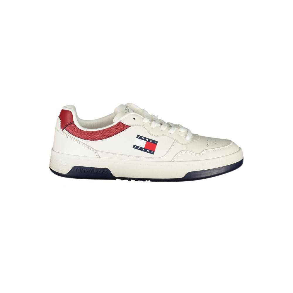 Tommy Hilfiger Vita Läder Herr Sneaker