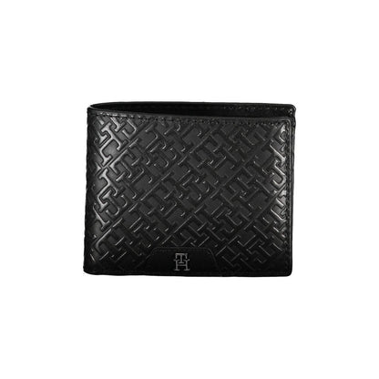 Tommy Hilfiger elegant läderplånbok med dubbla kort