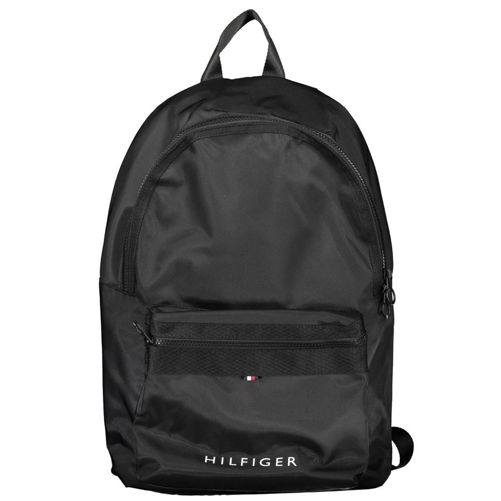 Tommy Hilfiger svart polyesterryggsäck för män