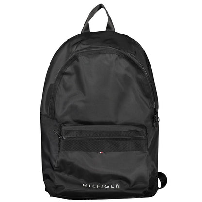 Tommy Hilfiger svart polyesterryggsäck för män