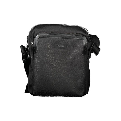 Calvin Klein svart polyester herr axelväska