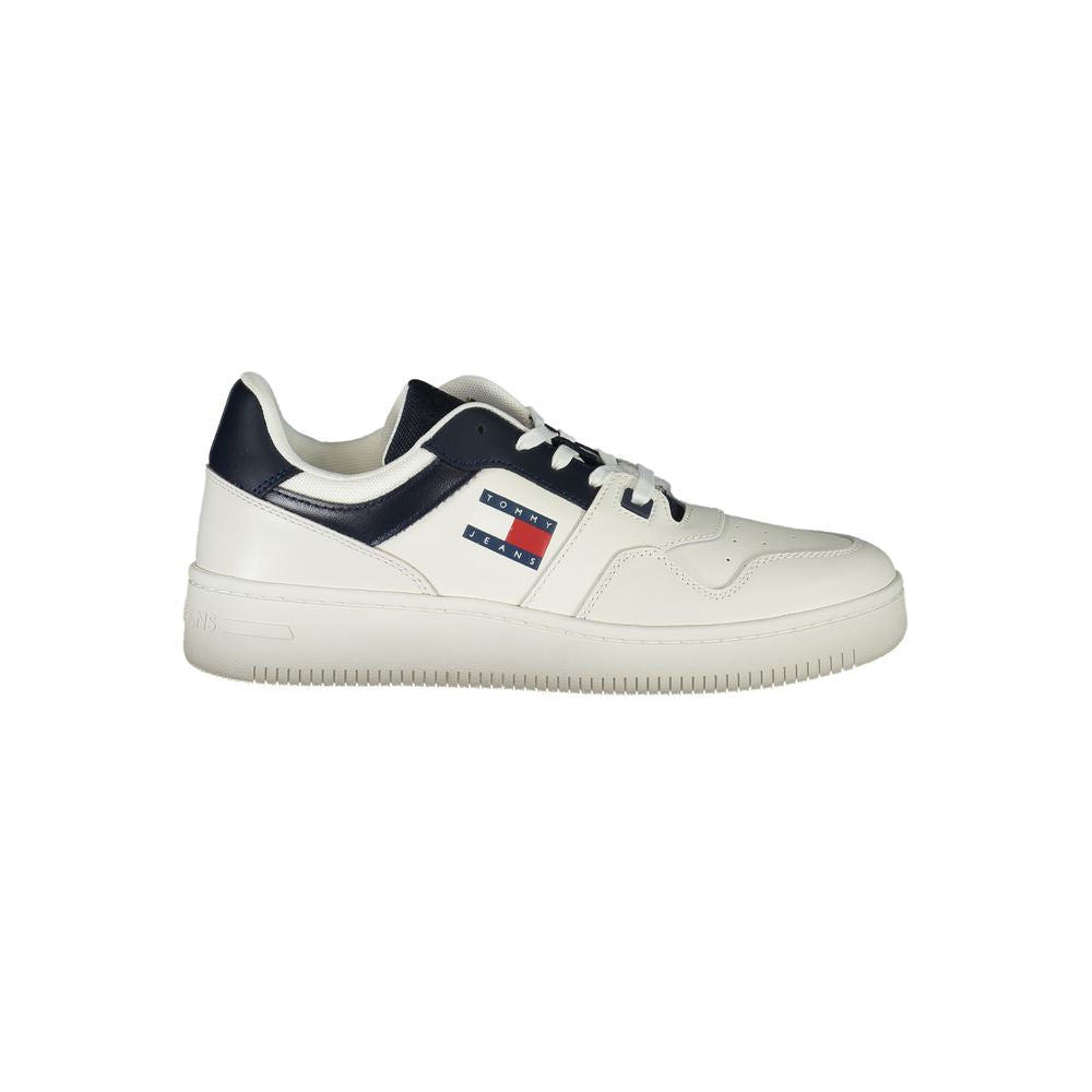 Tommy Hilfiger Blå Läder Herr Sneaker