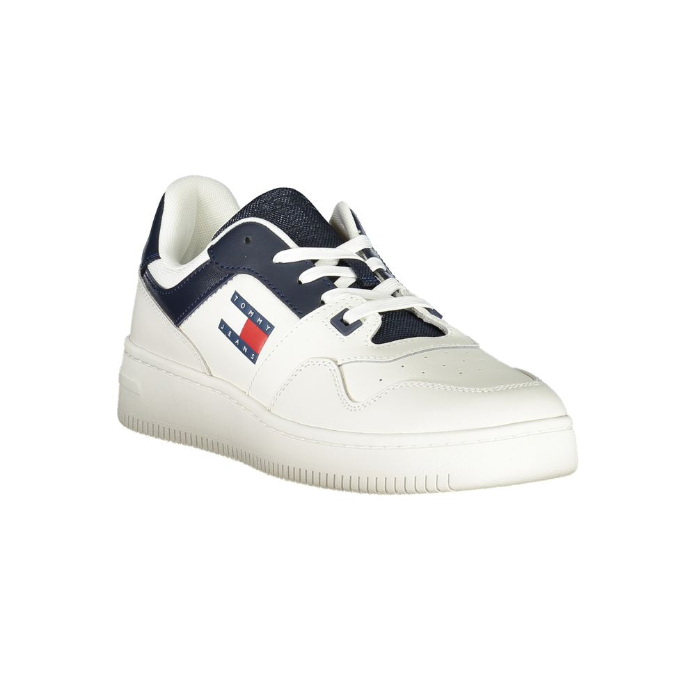 Tommy Hilfiger Blå Läder Herr Sneaker
