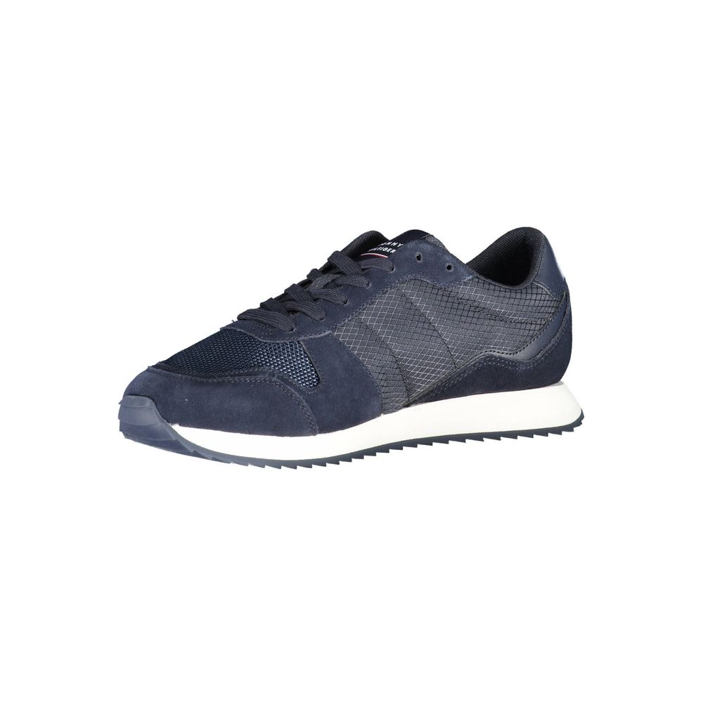 Tommy Hilfiger Blå Polyester Herr Sneaker