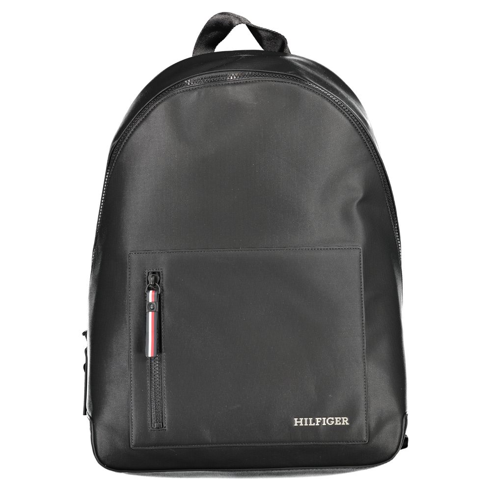 Tommy Hilfiger svart polyesterryggsäck