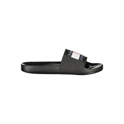Tommy Hilfiger Svart Polyeten Herr Sandal