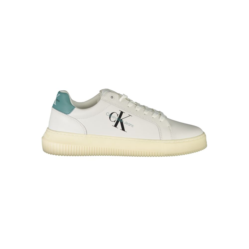 Calvin Klein Snygga vita sneakers med miljömedveten design