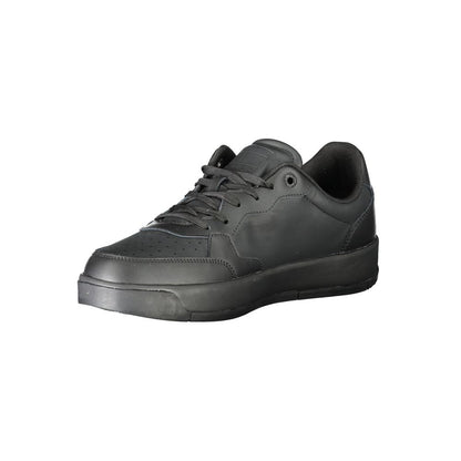 Tommy Hilfiger Svart Polyeten Herr Sneaker