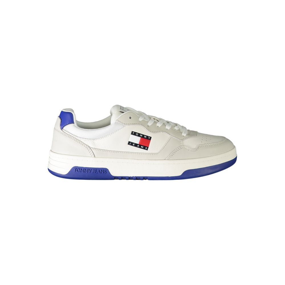 Tommy Hilfiger Vita Läder Herr Sneaker