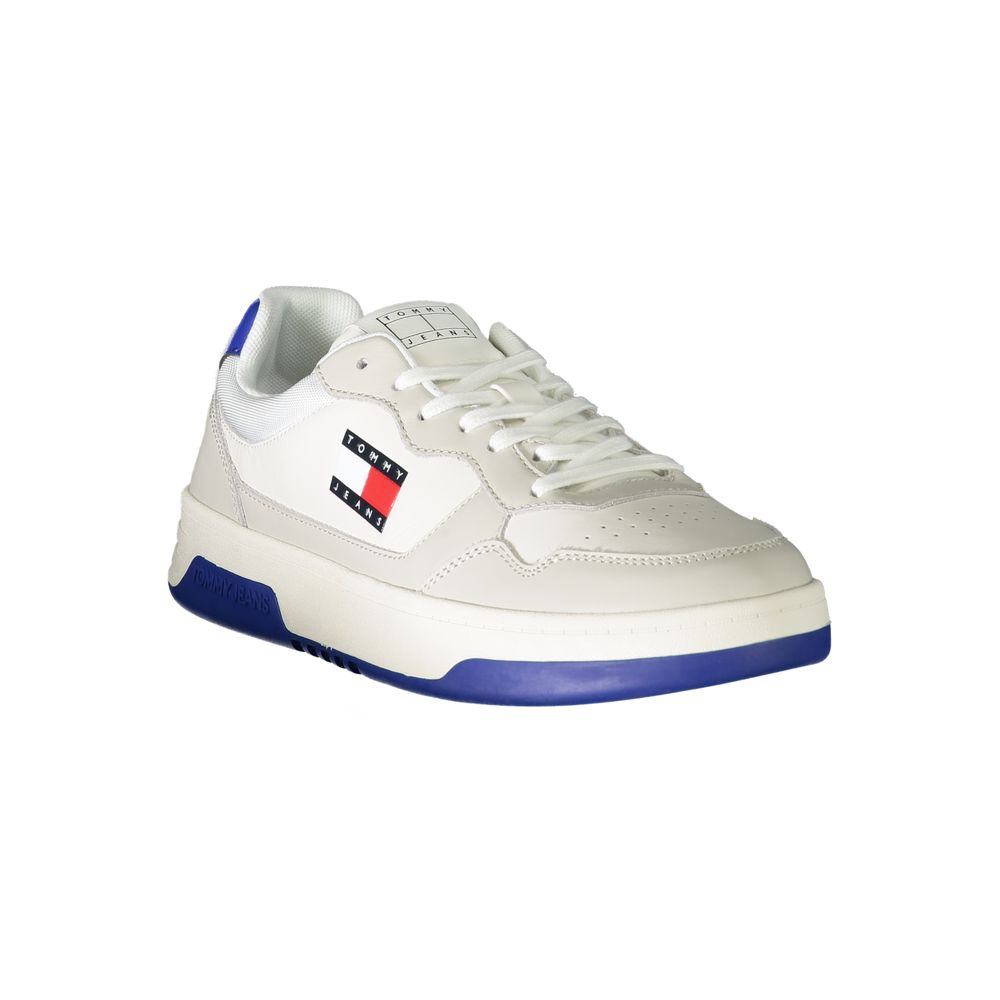Tommy Hilfiger Vita Läder Herr Sneaker