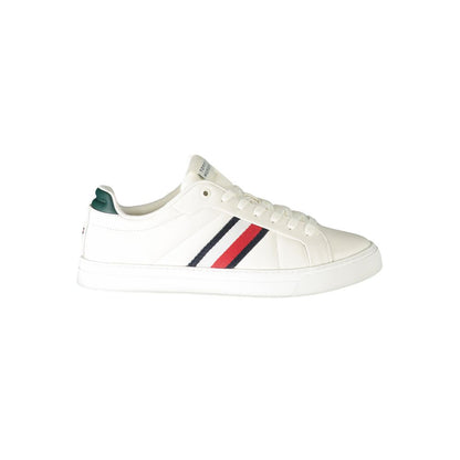 Tommy Hilfiger Vita Läder Herr Sneaker