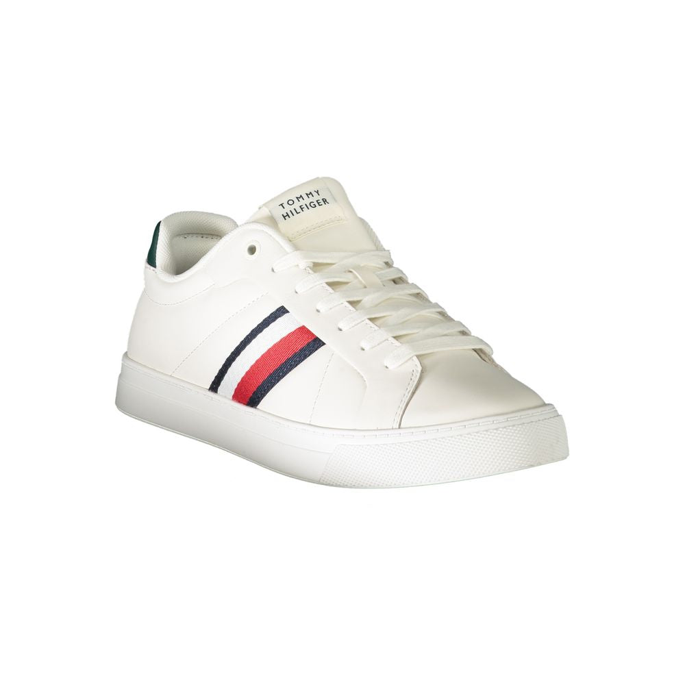 Tommy Hilfiger Vita Läder Herr Sneaker