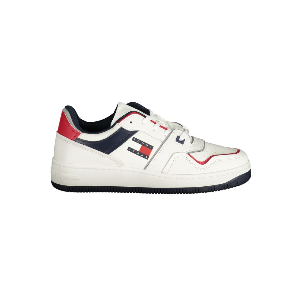 Tommy Hilfiger Vita Läder Herr Sneaker