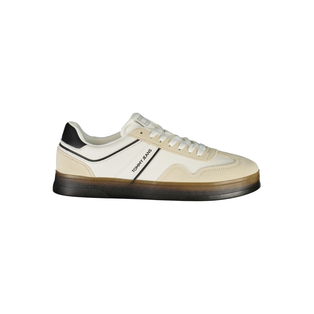 Tommy Hilfiger Vita Läder Herr Sneaker