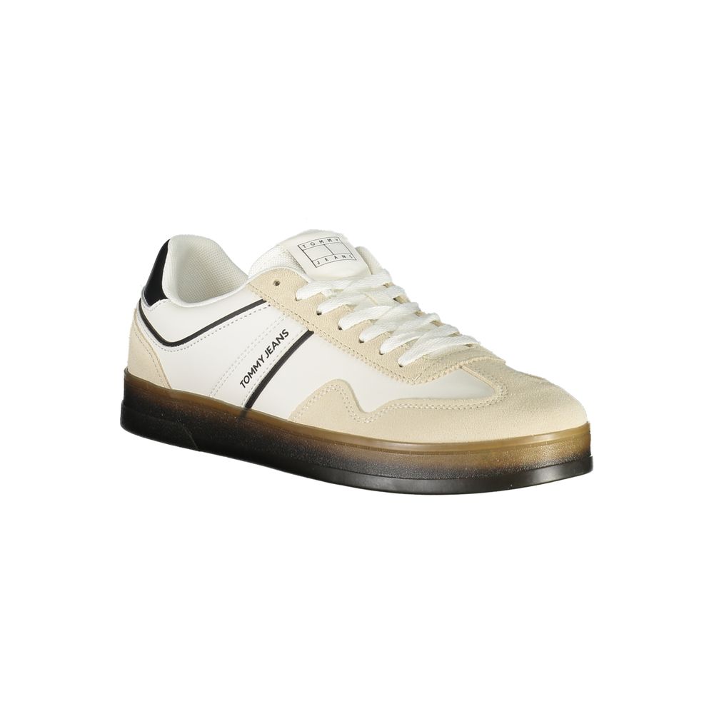 Tommy Hilfiger Vita Läder Herr Sneaker