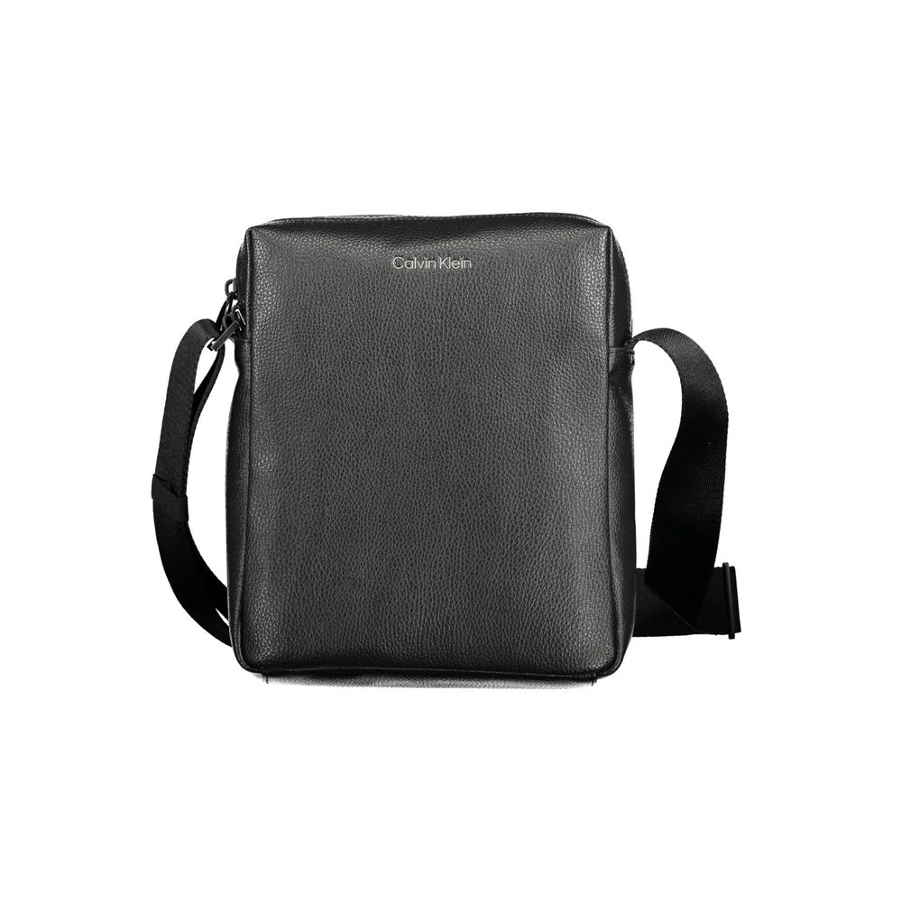 Calvin Klein svart polyester herr axelväska