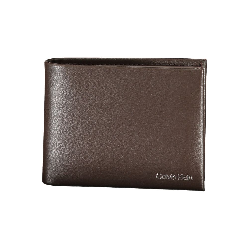 Calvin Klein elegant läderplånbok med RFID-block