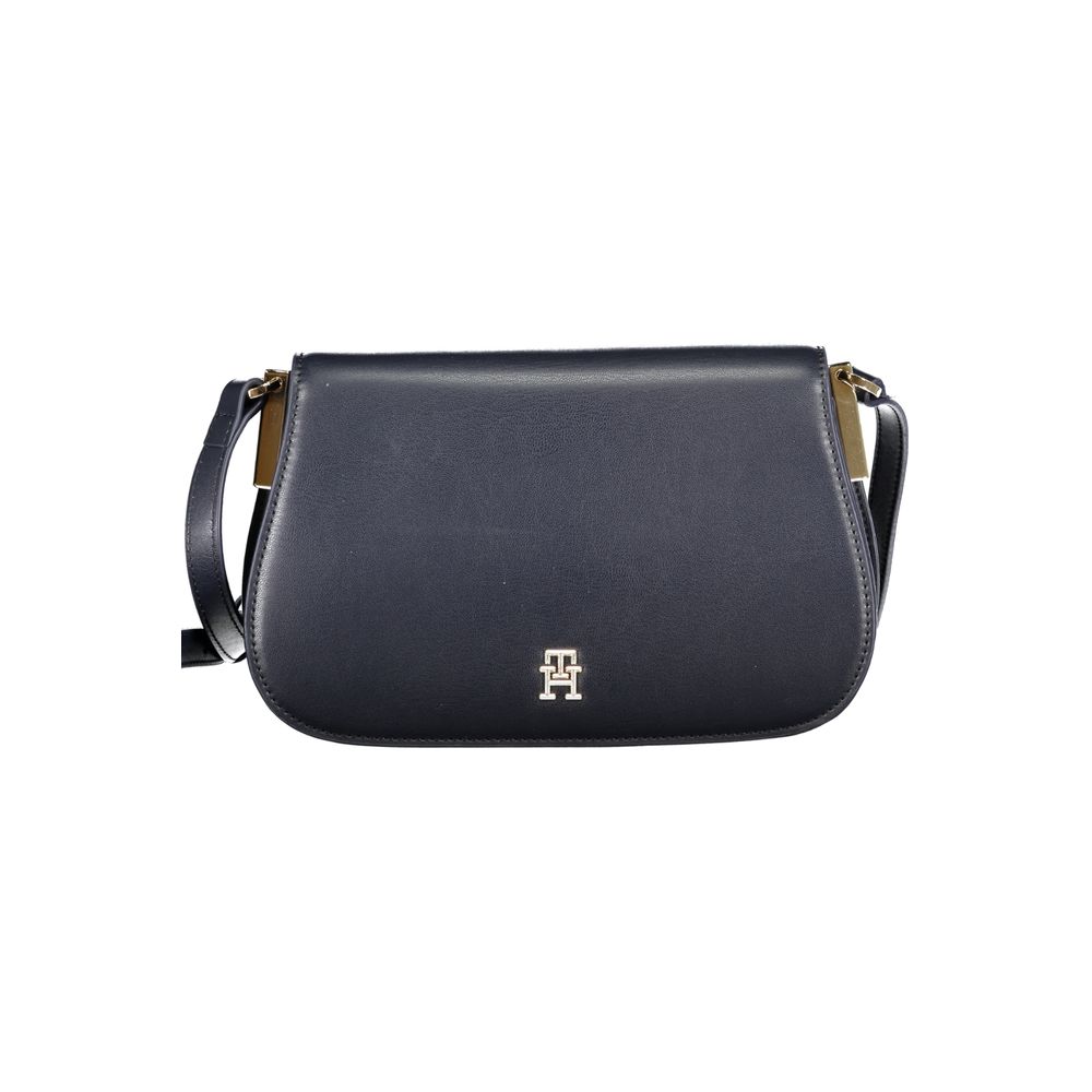 Tommy Hilfiger blå polyetenhandväska