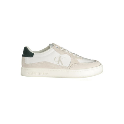 Calvin Klein Vita Läder Herr Sneaker