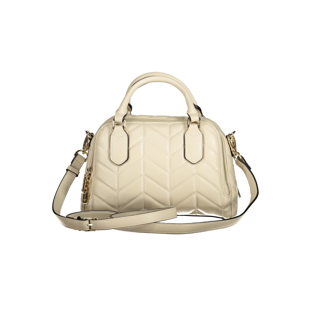 Mario Valentino Beige Polyeten Damhandväska