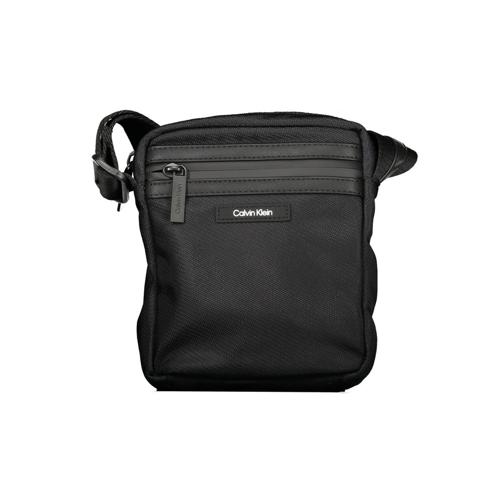 Calvin Klein svart polyester herr axelväska