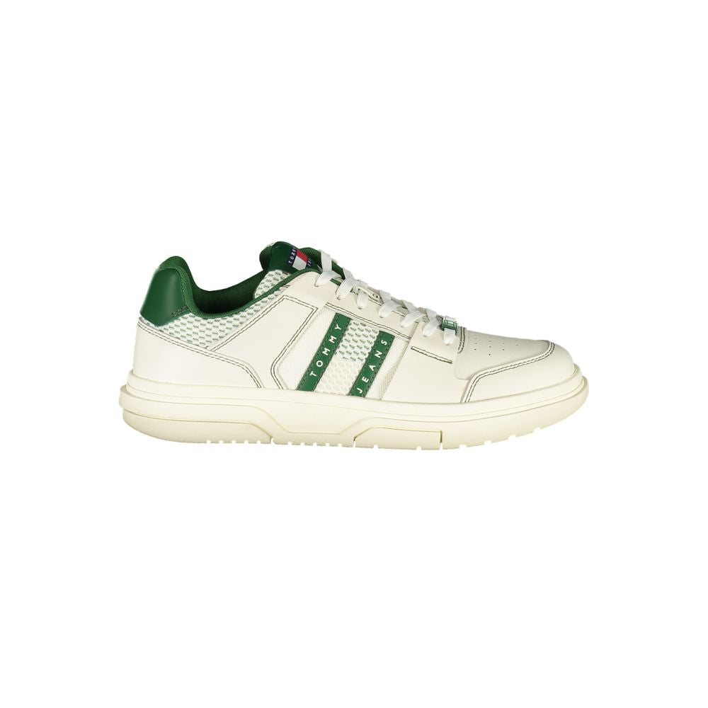 Tommy Hilfiger Grön Läder Herr Sneaker