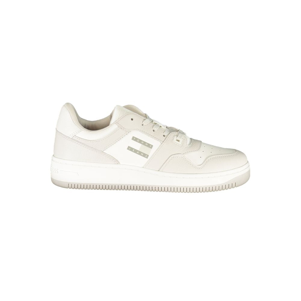 Tommy Hilfiger Vita Läder Herr Sneaker