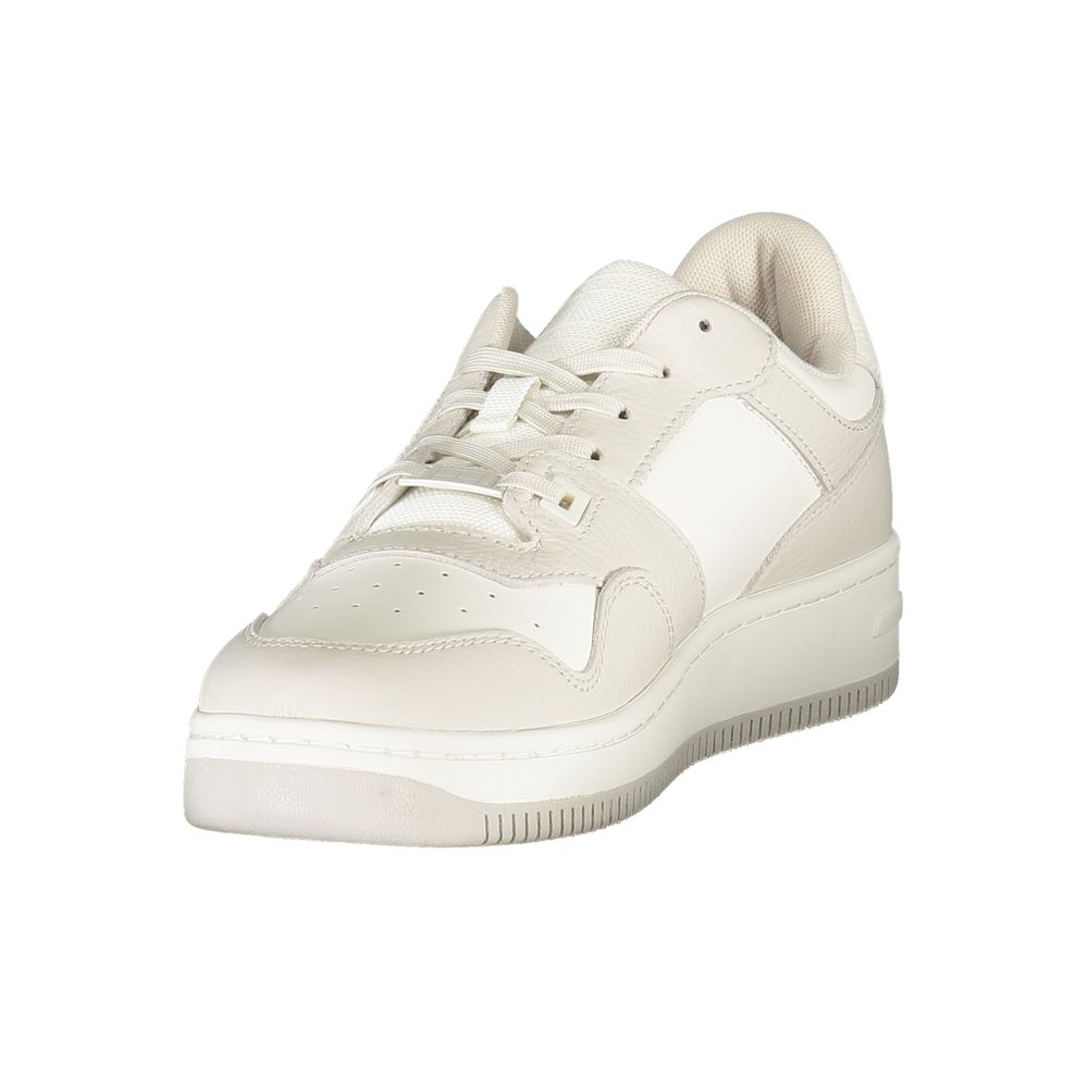 Tommy Hilfiger Vita Läder Herr Sneaker